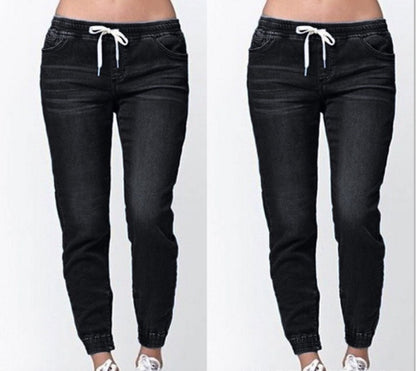 Women's High Waist Skinny Jeans – Washed Distressed Pencil Pants