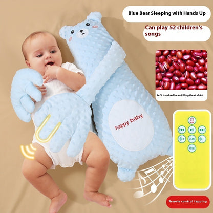 Infant Soothing Sleep Aid: Cartoon Plush Comforting Hand.