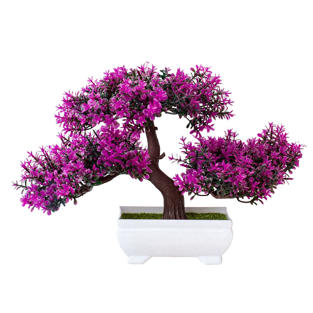 Artificial Bonsai Potted Plant – Realistic Faux Bonsai Tree for Home & Office Decor