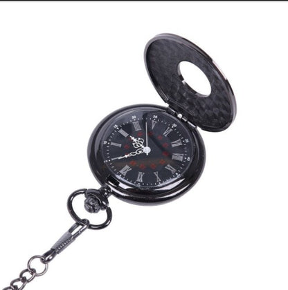 Roman Numeral Lace Pocket Watch – Vintage Quartz Chain Watch