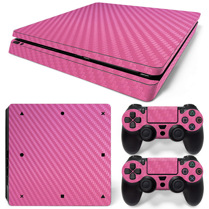PS4 Slim Console Skin - Carbon Fiber Vinyl Decal Sticker
