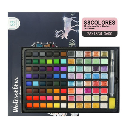 Children's Art Painting Watercolor Painting Boxed Paint