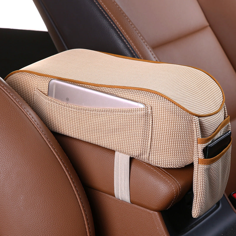 Car Armrest Box Cushion Pad - Soft Memory Foam Center Console Cover (16cm x 30cm)