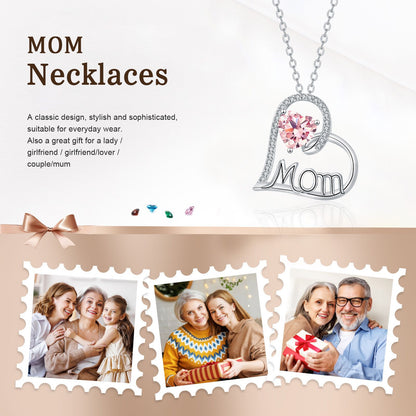 Necklace Mother Heart-shaped