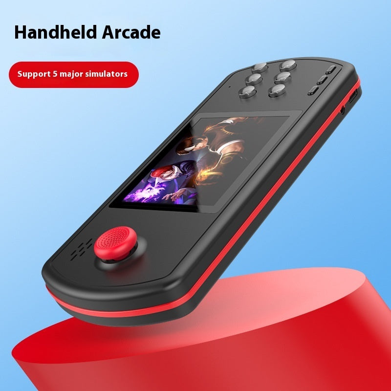 Portable 16-Bit Retro Gaming Console – 3D Joystick, Horizontal Display