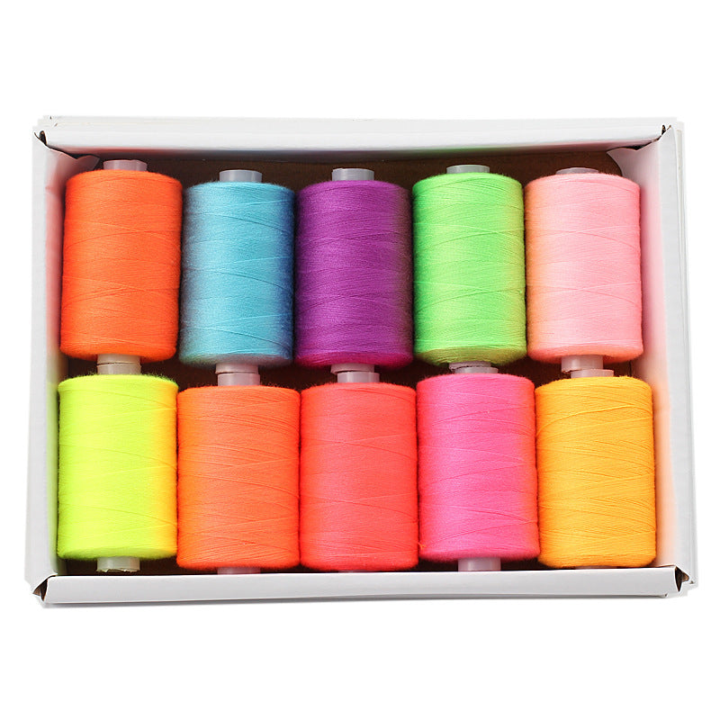 Polyester Sewing Thread Set – 10 Rolls, 1000 Yards Each