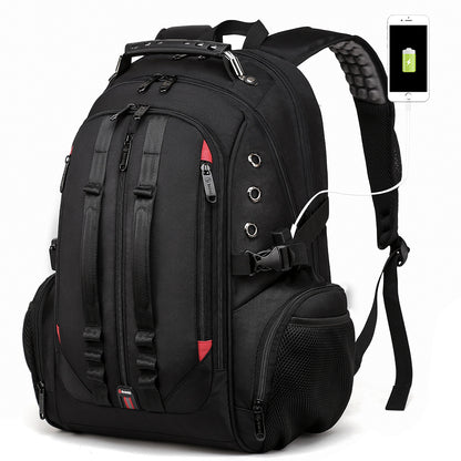 Middle School Backpack – Waterproof Oxford Cloth with USB Charging Port