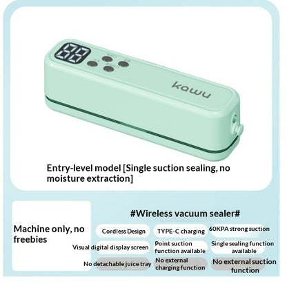 Small Portable Cordless Vacuum Sealer For Home Use