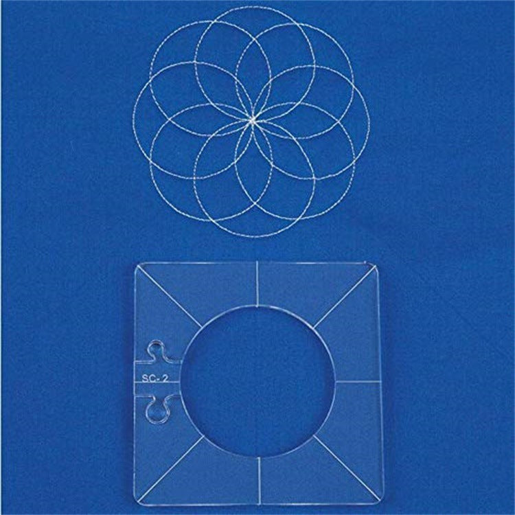 Sewing Machine Marking Ruler Set (6 Pieces)