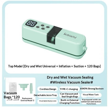 Small Portable Cordless Vacuum Sealer For Home Use