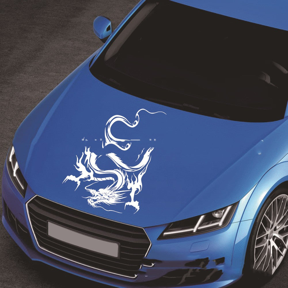 Dragon Car Body Sticker - Front End Modification Decal
