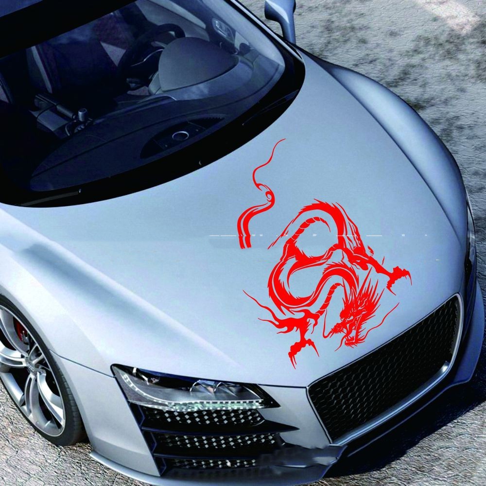 Dragon Car Body Sticker - Front End Modification Decal