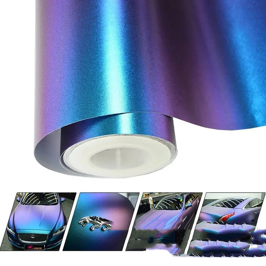 Chameleon Car Wrap Film - Color-Shifting Vinyl Decal Sticker (50cm x 30cm)
