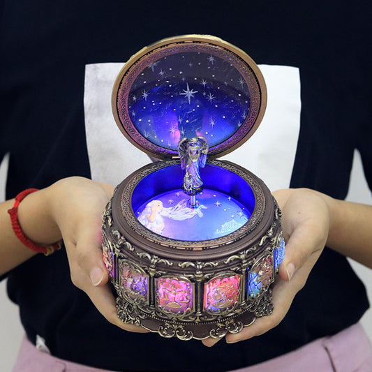 Twelve Constellation Resin Music Box – Zodiac-Themed Decorative Gift