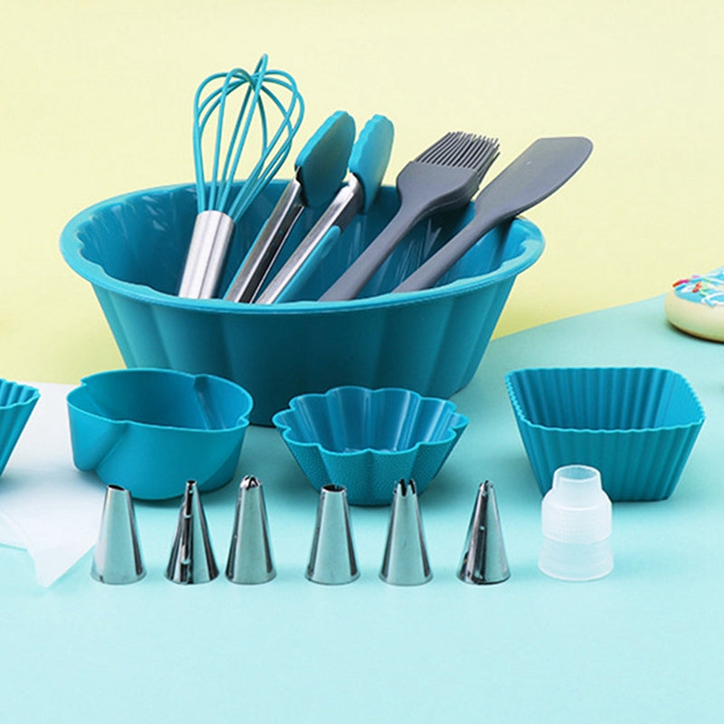 Premium Silicone Cake Mold Set – Non-Stick Baking Tools for Every Occasion