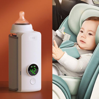 Portable Baby Bottle Warmer - Smart Temperature Control & Travel-Friendly Design