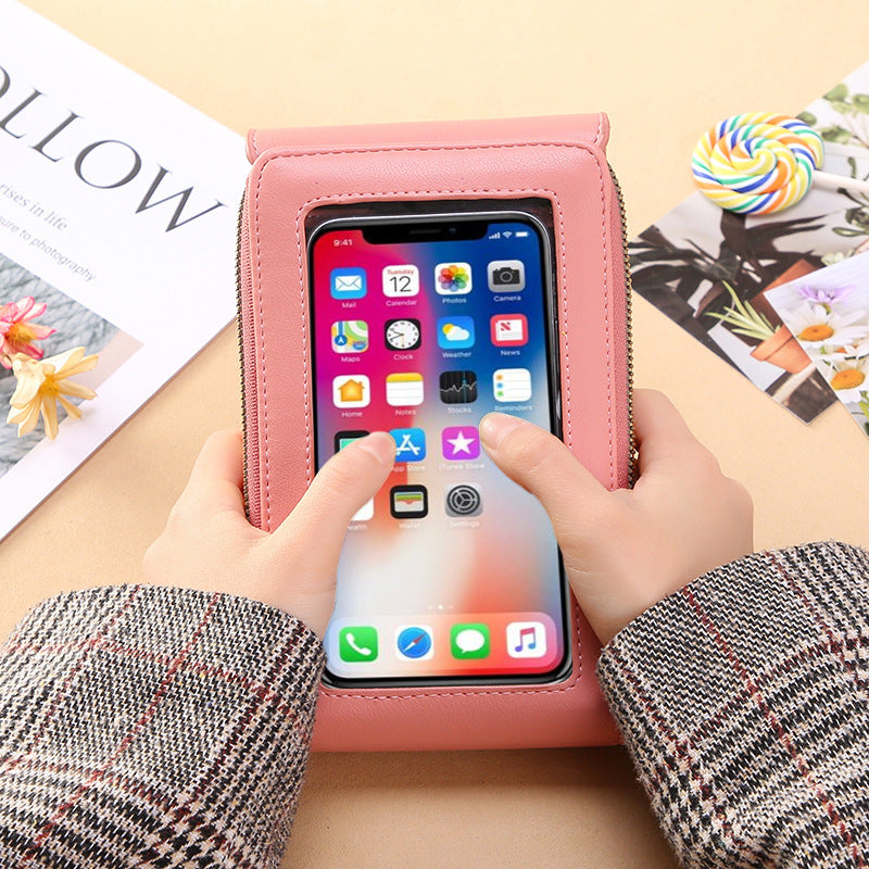Touchscreen Crossbody Phone Wallet Purse