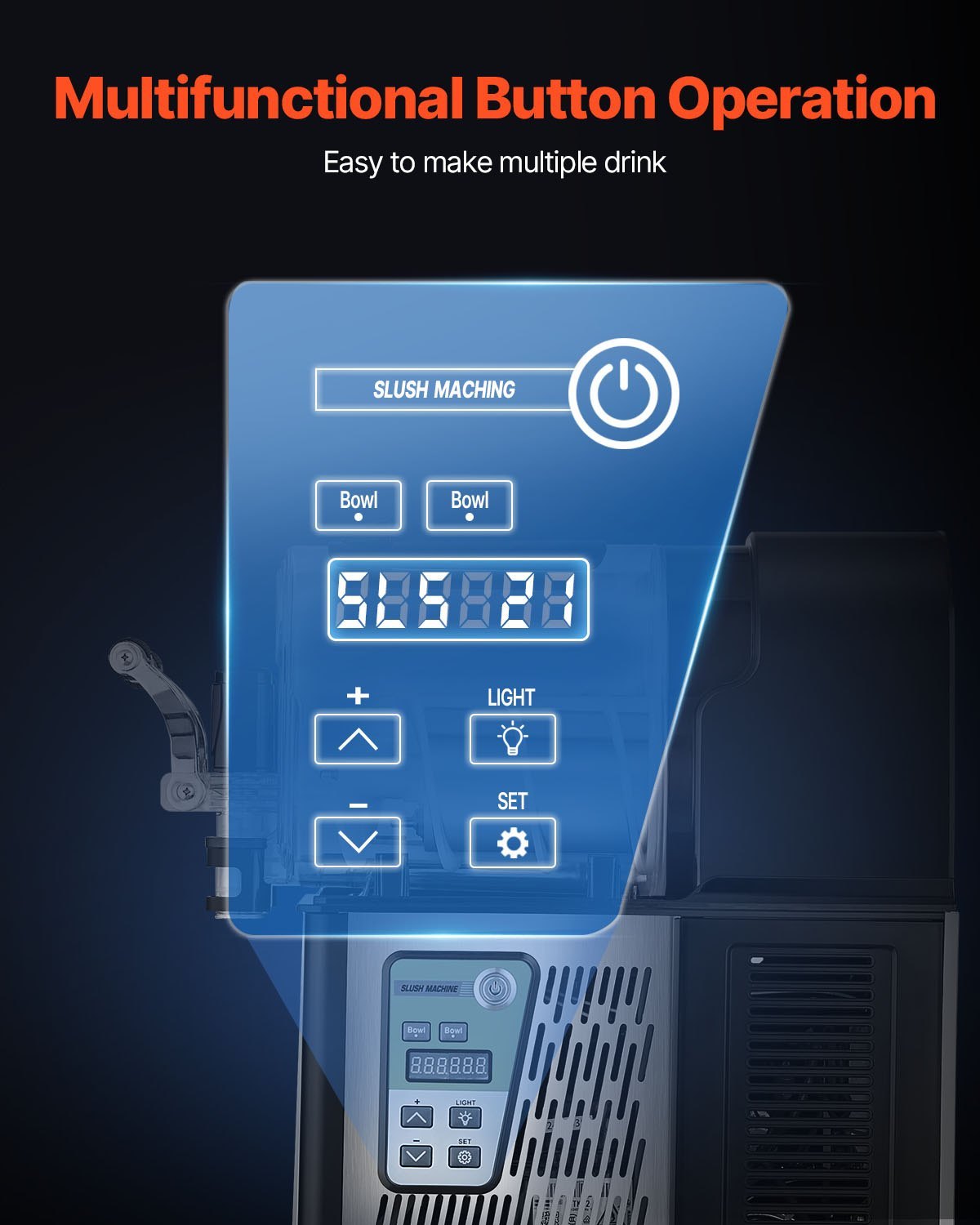Slush Beverage Dispenser with Temperature Retention