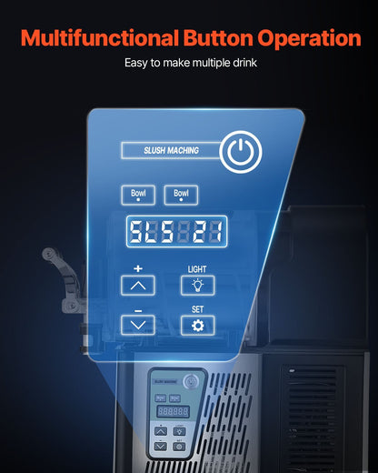 Slush Beverage Dispenser with Temperature Retention
