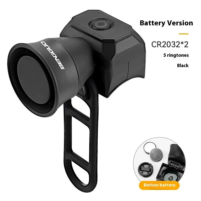 Bicycle Electric Safety Horn – Easy-Mount Cycling Alarm Bell