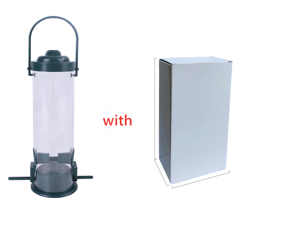 Hanging Plastic Bird Feeder Station – Outdoor Garden Tree Food Dispenser