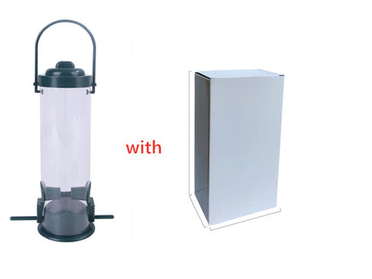 Hanging Plastic Bird Feeder Station – Outdoor Garden Tree Food Dispenser