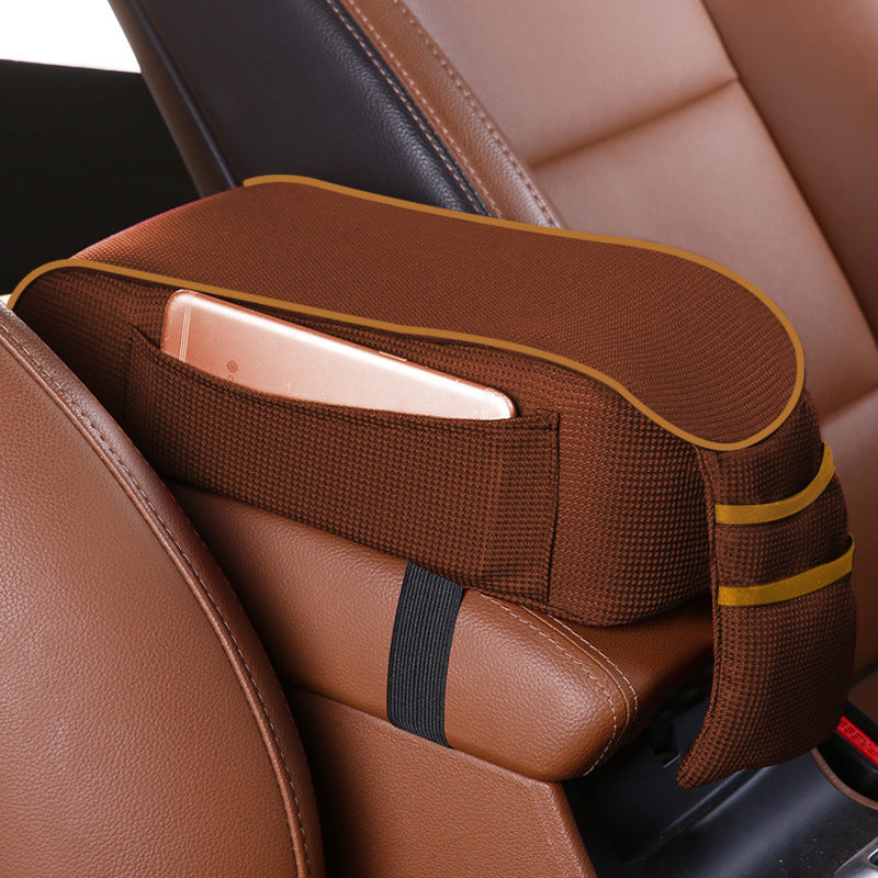 Car Armrest Box Cushion Pad - Soft Memory Foam Center Console Cover (16cm x 30cm)