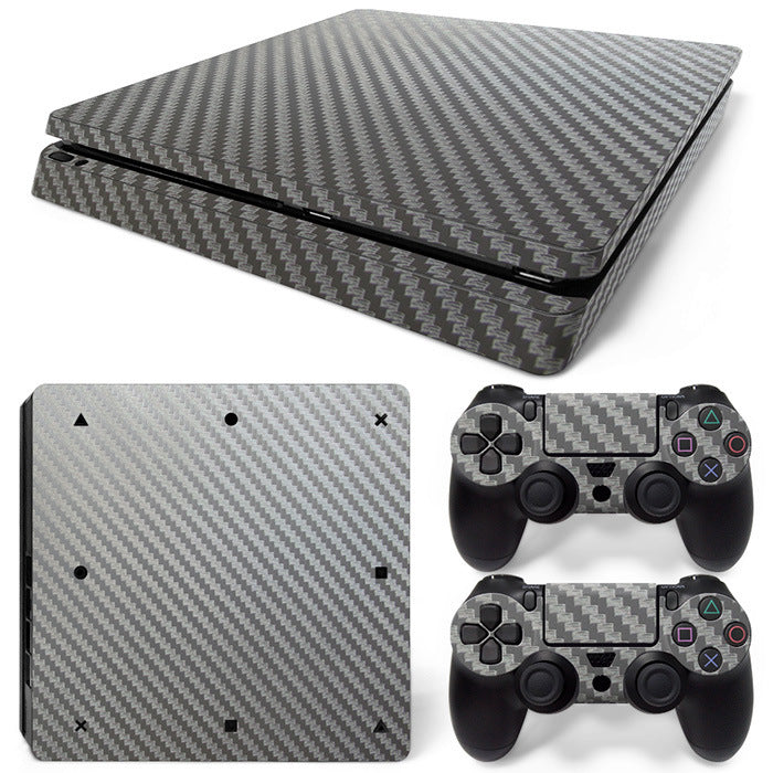 PS4 Slim Console Skin - Carbon Fiber Vinyl Decal Sticker
