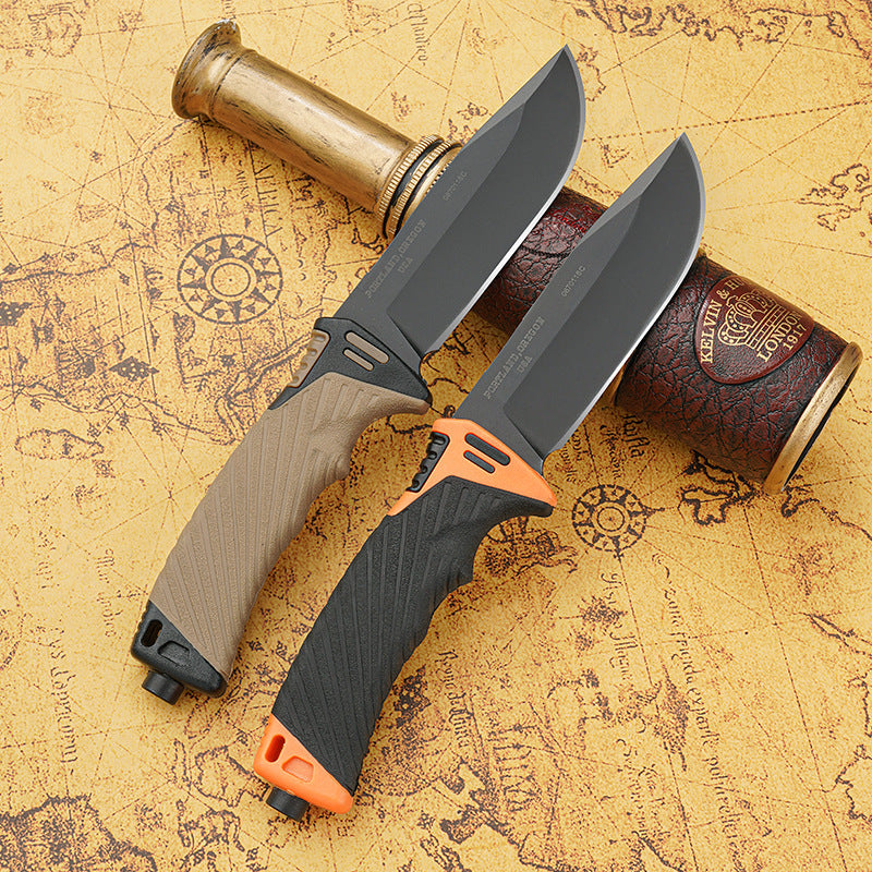 Fixed Blade Knife - High Hardness Metal Camping & Outdoor Knife with Sheath