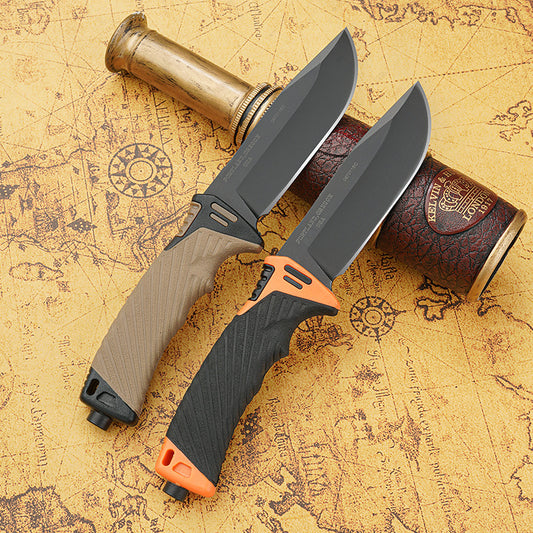 Fixed Blade Knife - High Hardness Metal Camping & Outdoor Knife with Sheath