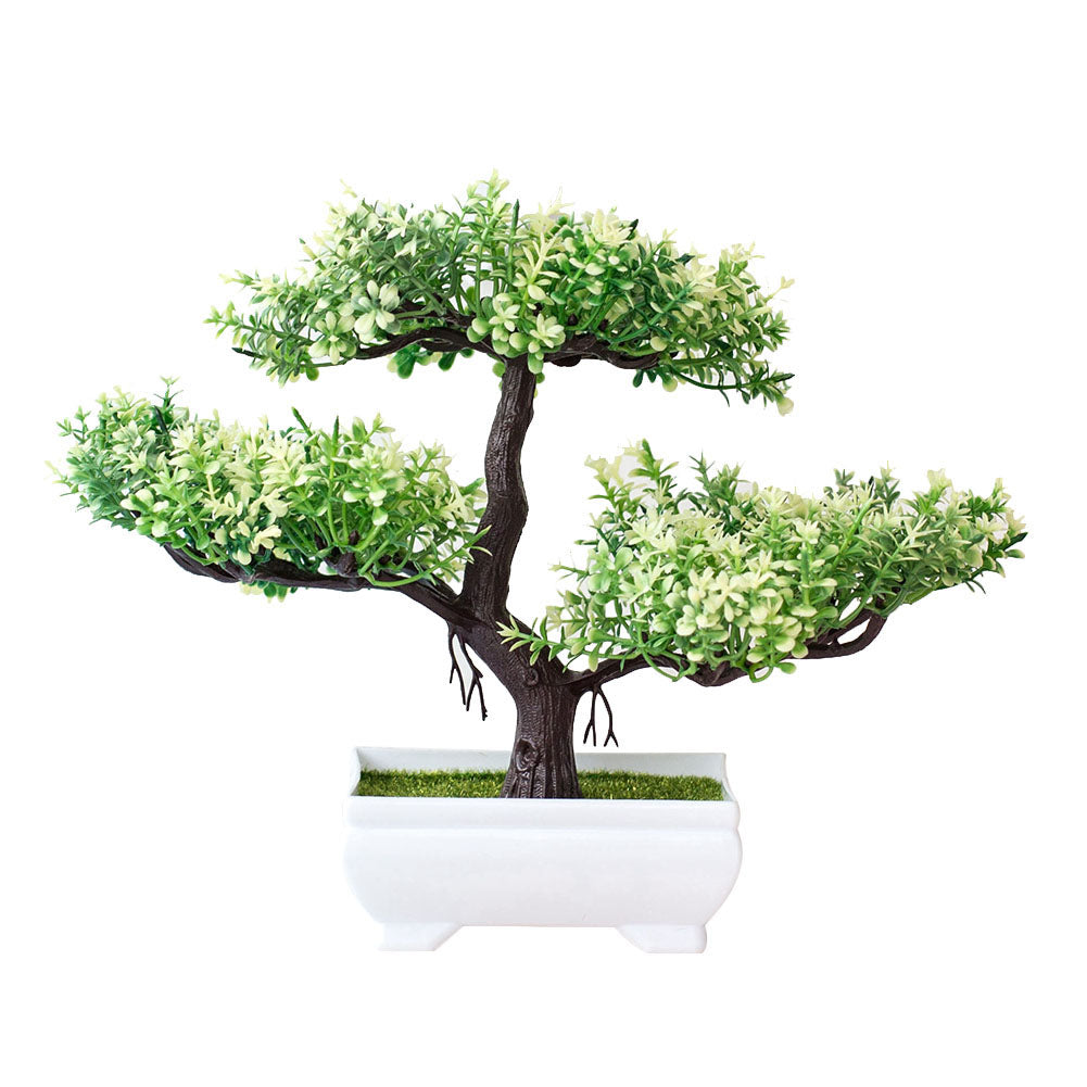 Artificial Bonsai Potted Plant – Realistic Faux Bonsai Tree for Home & Office Decor