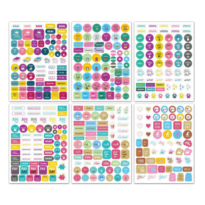 Planner Stickers Set Seasonal Monthly  Pack 24 Sheets
