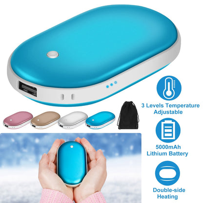 Rechargeable Pocket Warmer Double-Sided Heating Handwarmer