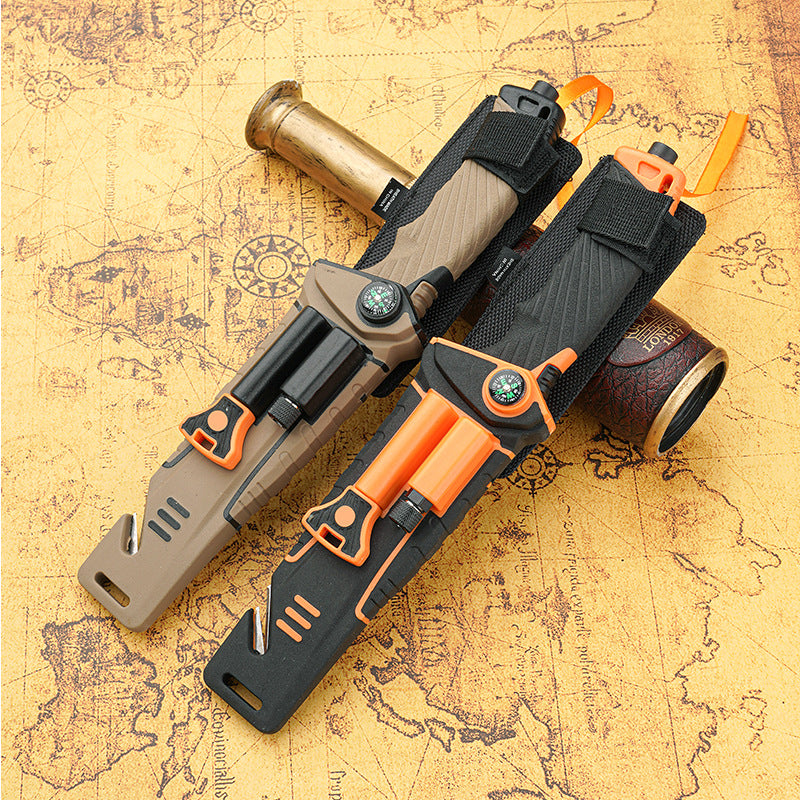 Fixed Blade Knife - High Hardness Metal Camping & Outdoor Knife with Sheath