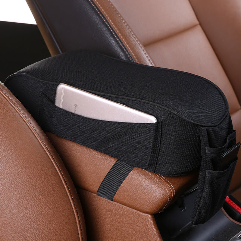 Car Armrest Box Cushion Pad - Soft Memory Foam Center Console Cover (16cm x 30cm)