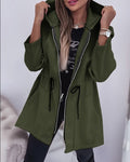 Women's Fall Winter Fashion Casual Hooded Coat