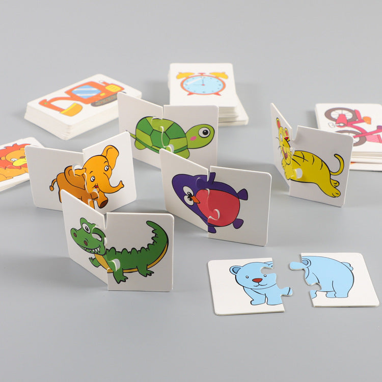 Cartoon Educational Matching Puzzle for Kids Ages 4–6