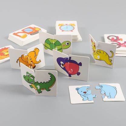 Cartoon Educational Matching Puzzle for Kids Ages 4–6