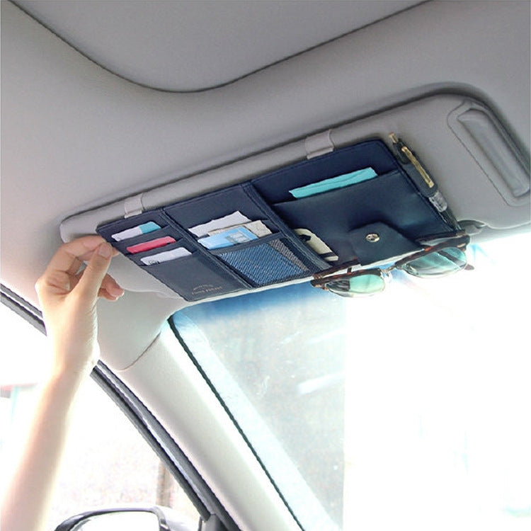 Car Sun Visor Clip Organizer - Multi-Purpose Card & Ticket Holder