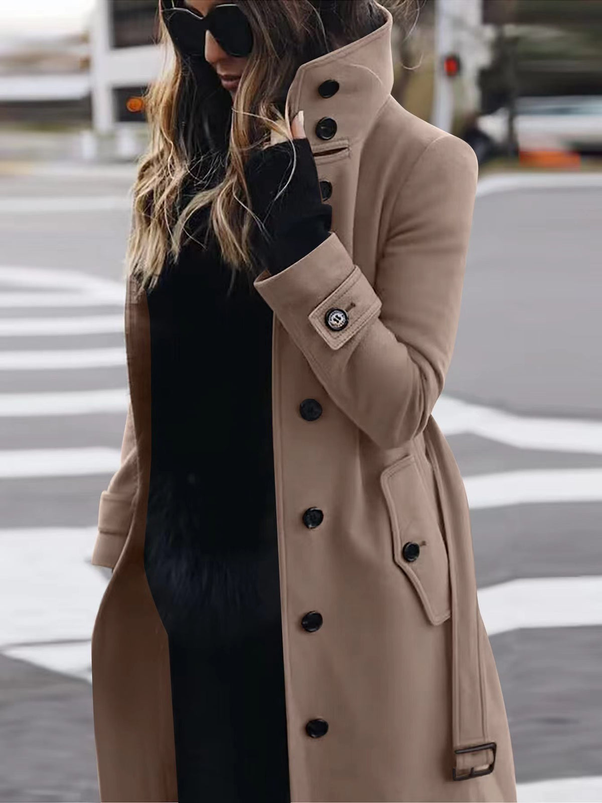 Autumn Women's Slim Fit Cardigan Large Coat