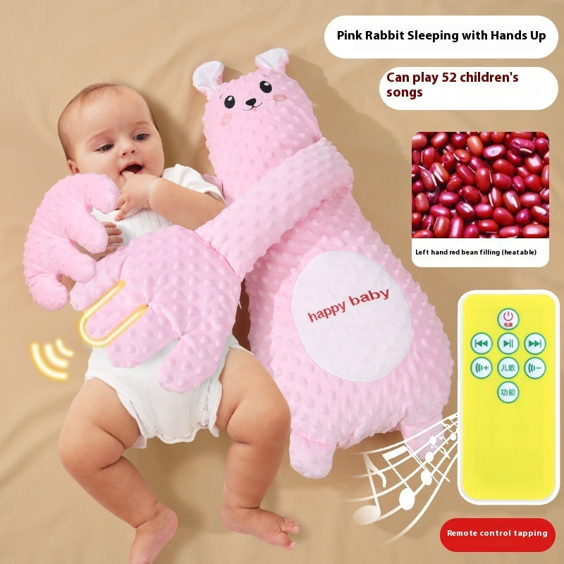 Infant Soothing Sleep Aid: Cartoon Plush Comforting Hand.