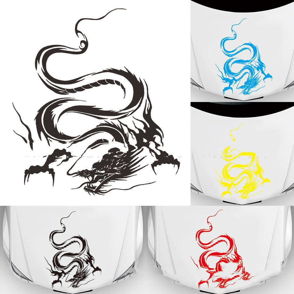 Dragon Car Body Sticker - Front End Modification Decal