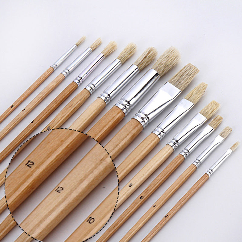 Paint Brush Set,38 Pcs/Set Paint Brushes with Canvas Bag