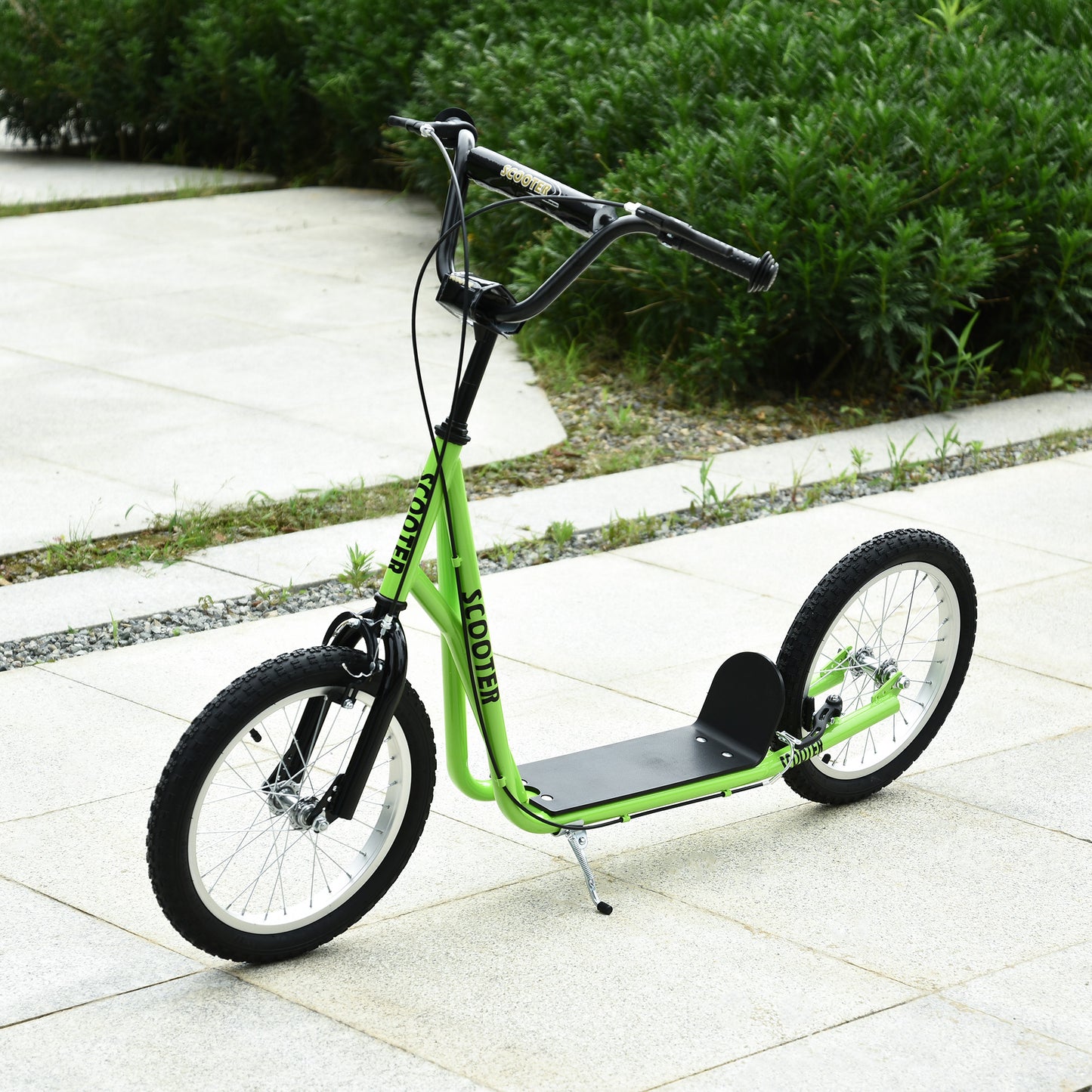 Kids Kick Scooter with Adjustable Height - Green
