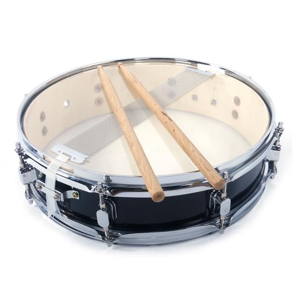 Snare Drum Set – 13" x 3.5" Kit with Drumsticks, Drum Key & Strap | Beginner & Stage