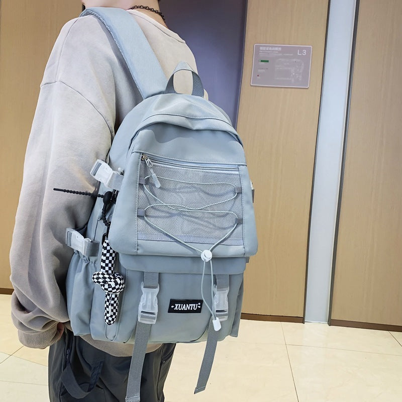 High School & Junior High Backpack – Soft Polyester in 3 Colors