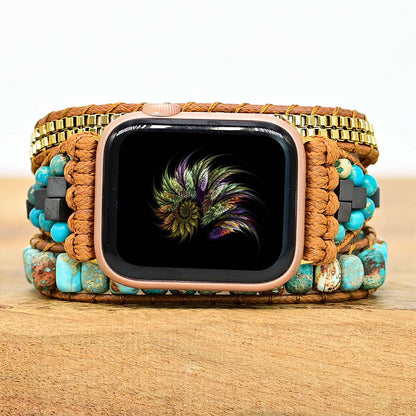 Turquoise Bead Watch band