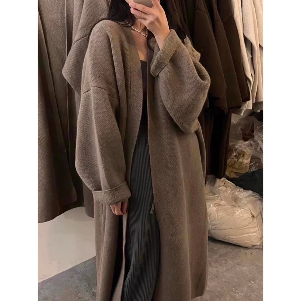 Women's Knitted Cardigan Sweater