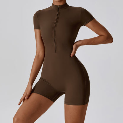 Women -  yoga Dance Workout Form-Fitting One-Piece