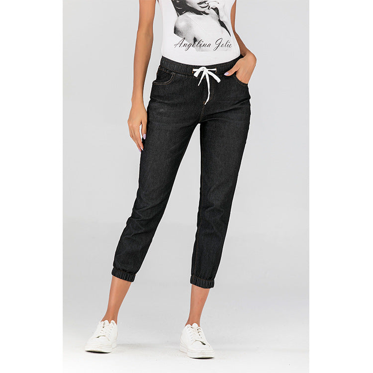 Women's High Waist Skinny Jeans – Washed Distressed Pencil Pants